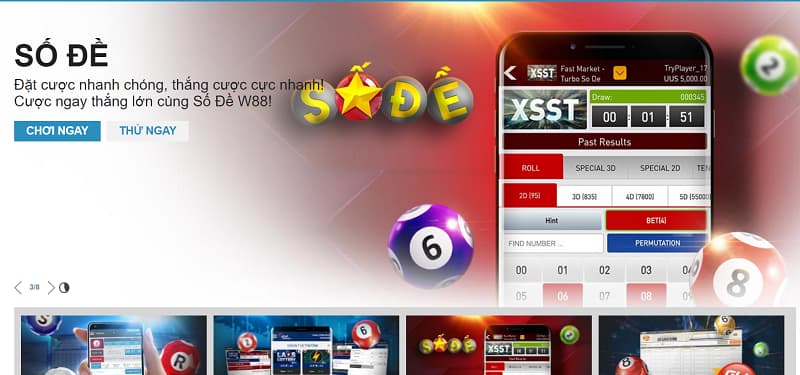 W88 Xổ số